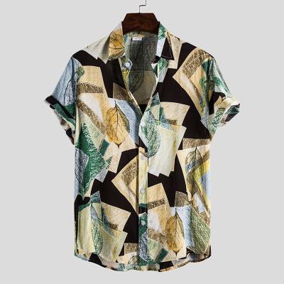 China Wholesale Custom Made Floral Print Hawaiian High Quality Anti-pilling Men's Summer Casual Short Sleeve Shirt for sale