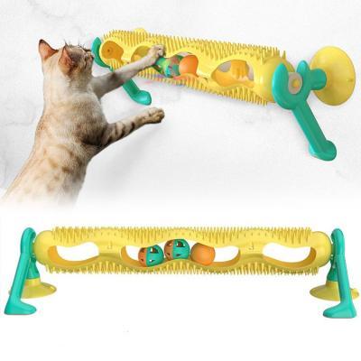 China Popular Stocked Cat Puzzle Trackball Turntable Cat Toy Teases Cat for sale