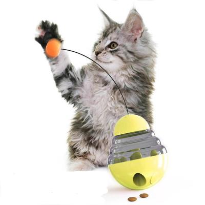 China Stored Pet Supplies Hot Selling Tumbler Cat Toy Food Dropping Ball Bucket Cat Cat Teaser for sale