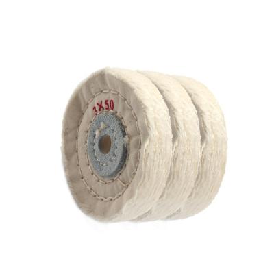 China Mirror Jewelry Factory Offer Directly Polishing Size From 3inch To 12inch Cotton Cloth Polishing Wheels 50 Layers for sale