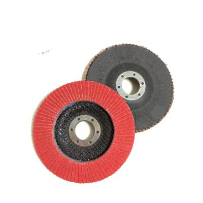 China High Rate Stainless Steel Polishing Ceramic Fin Grinding Disc For Stainless Steel 4 Inch Flap Disc 125mm for sale