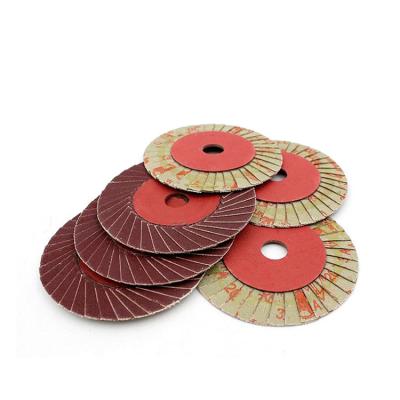 China Stainless Steel Aluminum Oxide Fin Disc 72 Pages Diamond Fin Disc 7inch 9inch Polishing Calcined Korean Stone Polishing Grit for sale