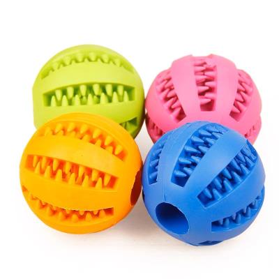 China Mordern Watermelon Ball Pet Toy Silicone Dog Ball Grinding Disjoint Grinding Ball Chewing Dog Bite Toy for sale