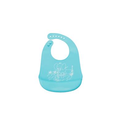 China Viable baby eating saliva bib rice bib baby rice silicone feeding silicone children waterproof super soft bib anti dirty artifact for sale