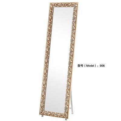 China Classic Designs Modern Full Length Mirror Position Dressing Wood Mirror for sale