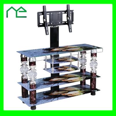 China Economical High Gloss TV Cabinet With Showcase In Cheap Price for sale