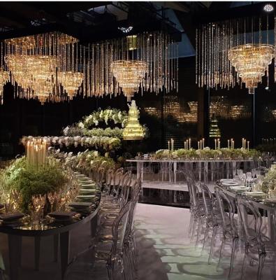 China Wedding table centerpiece wedding k9 new large antique crystal ceiling chandelier for sale