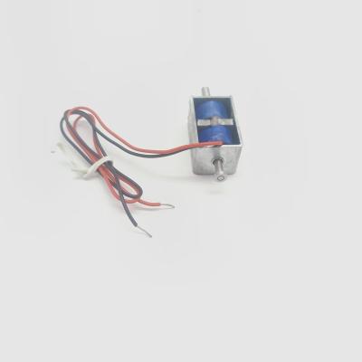 China Factory Use KS0735 Industrial Solenoid 12V DC Solenoid Coil Mini Push Pulled Bistable Electromagnet for sale