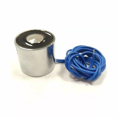 China Permanent Magnet X3530 Electromagnet Solenoid Mini Round NdFeB Solenoid for Door Lock and Automation Equipment for sale