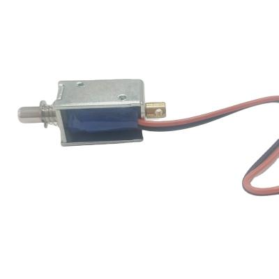 China DC 12v NeFeB Magnet New Arrival Mini Solenoid Push Pull Solenoid Solenoid Coil for Lockers and Letterboxes for sale