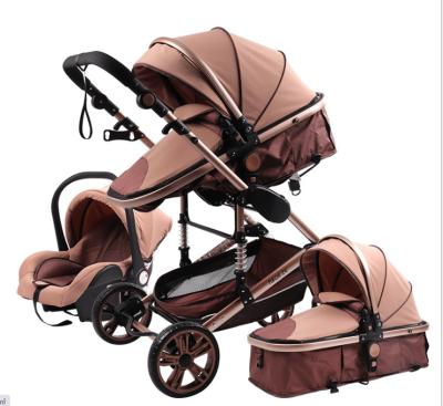 China Ride On Lying Lightweight Folding Baby Stroller Newborn Child Multifunctional Sitting Stroller Toy High Quality Baby Trolly for sale