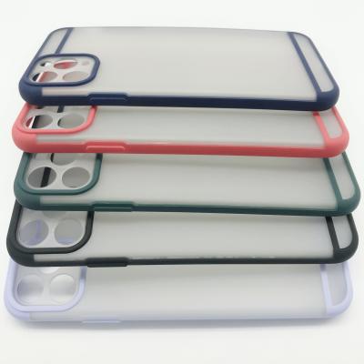 China Shockproof Frosted PC Tpu two in one clear cell phone case for ip11promax case for sale