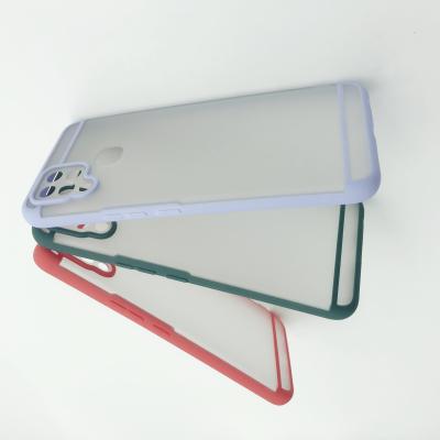 China PC 2021 Shockproof Tpu Two In One Translucent Matte Phone Case For Infinix HOT10S for sale