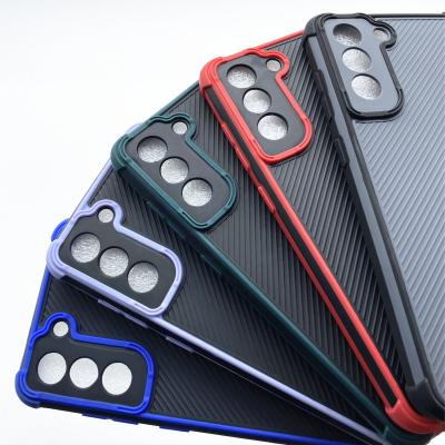 China Fashionable goods machine tpu materials shockproof mobile phone bags or cases for Samsung S21FE for sale