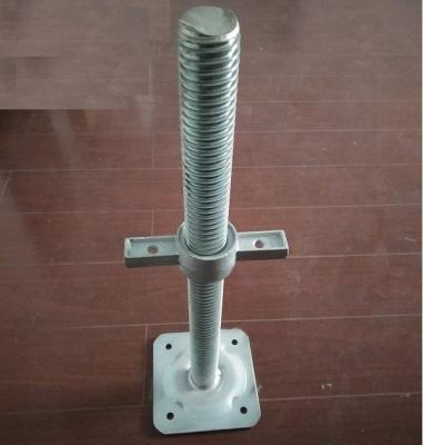 China Steel Q235 Galvanized 38mm Solid Base Jack Scaffolding Accessories for sale