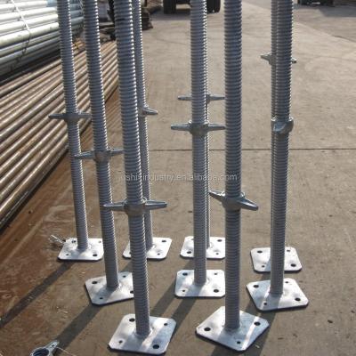 China Steel Frame Q235/345 Scaffolding Base Jack For Construction for sale