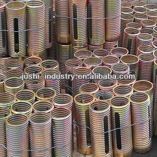 China Q235 Steel Pipe Sleeves For Concrete / Formwork Prop Sleeve for sale