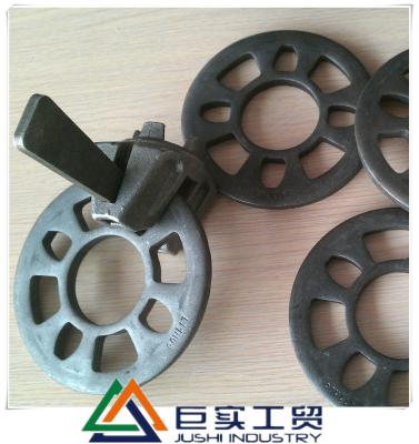 China Q235/45# steel scaffolding rosette/ringlock accessories/pipe rosette for sale