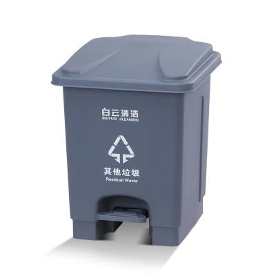 China Other Wholesale Bathroom Bedroom Office Trash Can Guest Room Hotel Multicolor Thickened Trash Can for sale