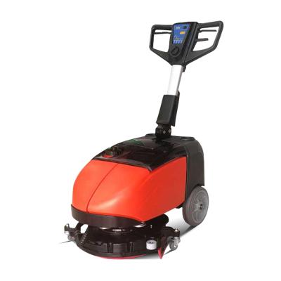 China Hotels Cleaning Scrubber Machine Walk Behind Multifunctional Floor Scrubber Floor Cleaning Machine for sale