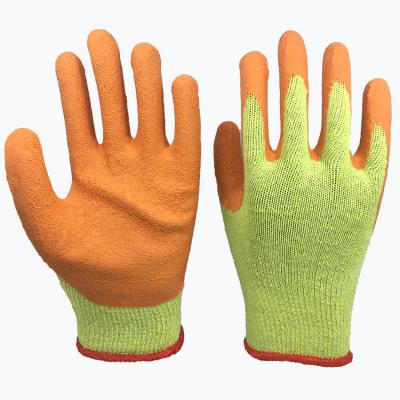 China Agriculture 10G 2thread Polycotton Coating Latex Coated Construction Working Gloves for sale