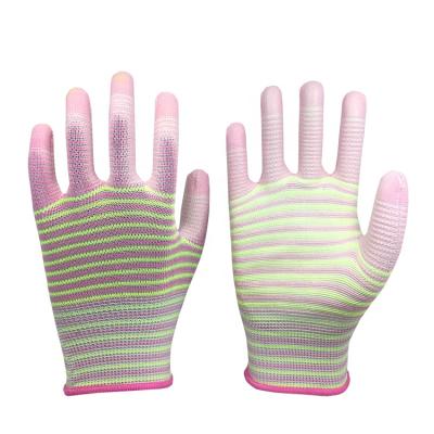 China Agriculture Logo Work Gloves Custom Made Custom Work Gloves PU Coated en388 for sale