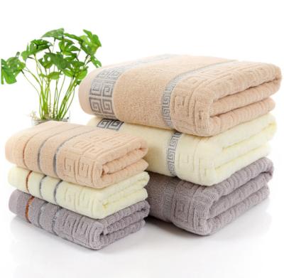 China Super Soft Bath Towel Set Pool Spa Bathroom Bathroom Absorbent QUICK DRY Three Pieces for sale