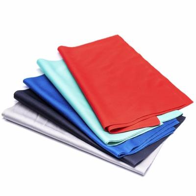 China Viable Custom Cell Phone Screen Cleaner With Solid Color Microfiber Handkerchief Cloth for sale