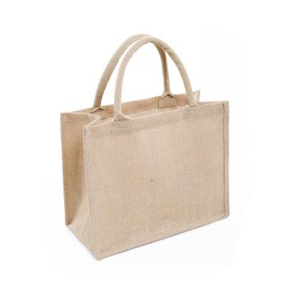 China Extra Large Tote Jute Shopping Bag Beach Burlap Jute Grocery Bag Tote Wholesale Custom Reusable Carry Handle for sale