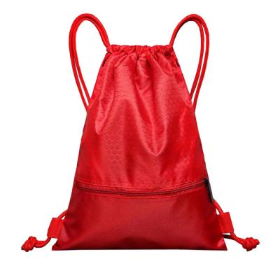 China Fashion Large Medium Colorful Blank Logo Kids Sports Drawstring Backpack Wholesale Promotional Custom Bag for sale