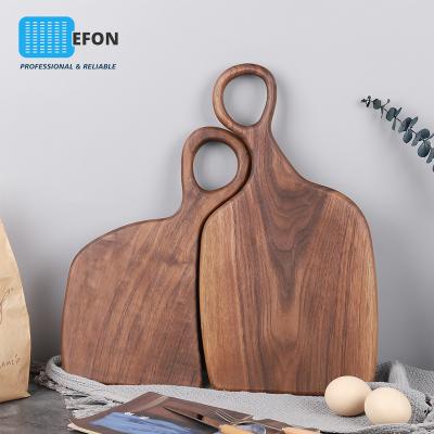 China Black Walnut Bread Board Bread Board Supplement Fruit Dish Solid Wood Chopper Solid Wood Pizza Shovel Acacia Wood Pizza Shovel for sale