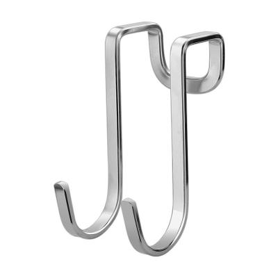 China Efon Minimalist Double S Hook Duty Stainless Steel Hook Rack Bedroom Kitchen Household Goods Towel Rack for sale