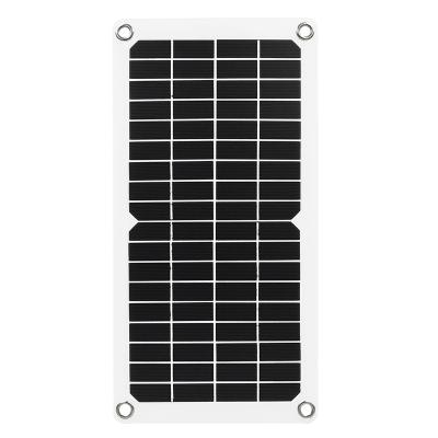 China Type C 10W 18V USB DC5521 Output Monocrystalline Flexible Battery Boat Mobile Phone Silicon Solar Charging Panel for sale