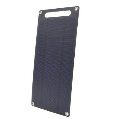 China Type C Solar Phone Panel Charging Flexible Solar Panel 6W Backpack Solar Charger for sale