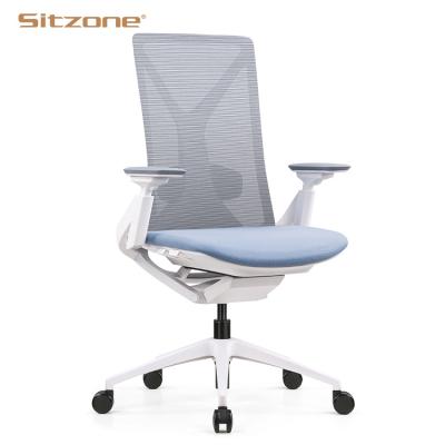 China Modern Design Pivot/Massage Luxury Executive Office Chairs Adjustable Ergonomic Task Mesh Office Chair for sale