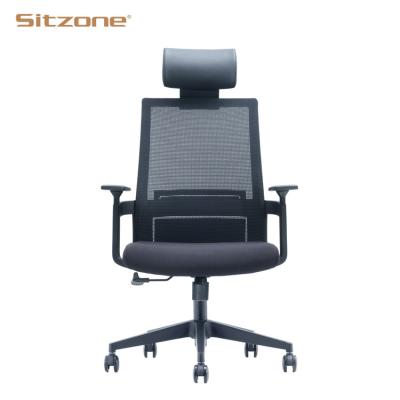 China Best quality adjustable modern executive seivel chair high back (waist) ergonomic casters mesh chair for office for sale