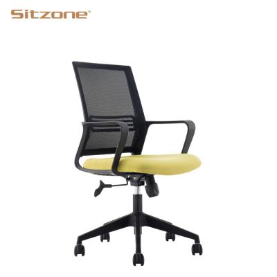 China (Size) Modern Adjustable Executive Office Computer Chair Black Mesh Ergonomic Office Chair Cheap Swivel for sale