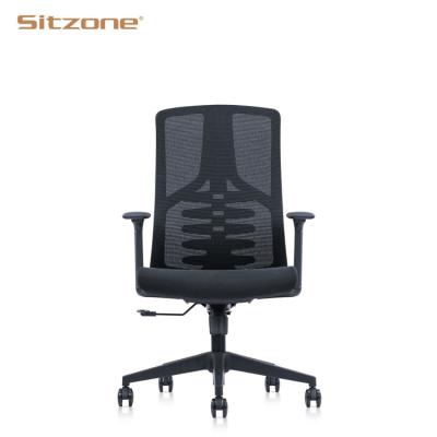 China Hot Sales Brand New Foshan (Height) Adjustable Hot Sales Mid Model Office Mesh Back Spinning Chair for sale