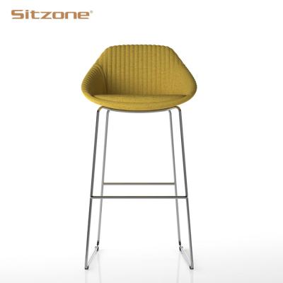 China Sitzone Traditional Products Quality Modern Stools Bar Chairs With Metal Base for sale