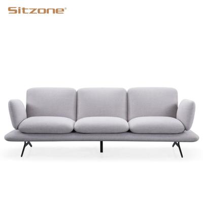 China Modular Modern Office Furniture Reception Visitor VIP Waiting Room 3 Seats Office Sofa Set for sale