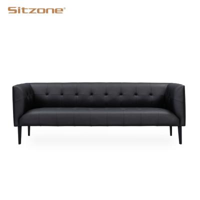 China Foshan Modular Furniture New Style Modern Leather Office Couch Sofa Set for sale