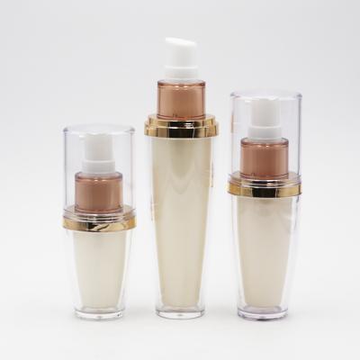 China Personal Care Bottle Set 5G 8G 10ml 15ml 30ml 50ml Luxury Cosmetic Plastic Bottle Containers With Packaging for sale