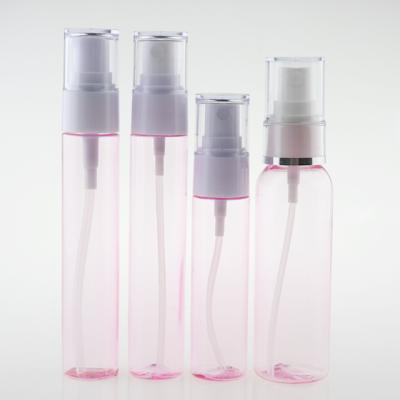 China Yuyao PET Bottle Manufacturer /20ml 30ml 40ml 50ml 60ml Cosmetic Plastic Bottle with Mist Sprayer for sale