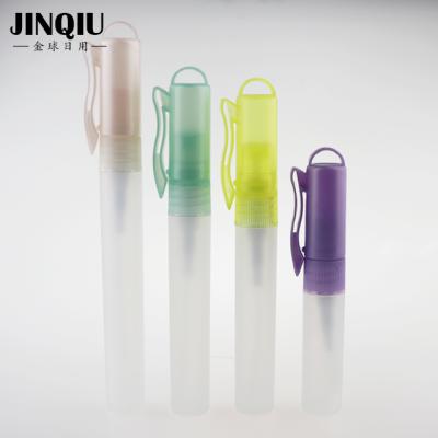 China Wholesale BEAUTY PACKAGING Colorful 10ml PP Empty Frosted Atomizer Perfume Spray Pen, Mini Refill Perfume Pen for sale