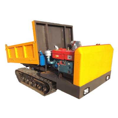 China China Hot Selling Hydraulic Dump 1.5 Ton Mini Transport Vehicle Crawler Dumper Truck en venta