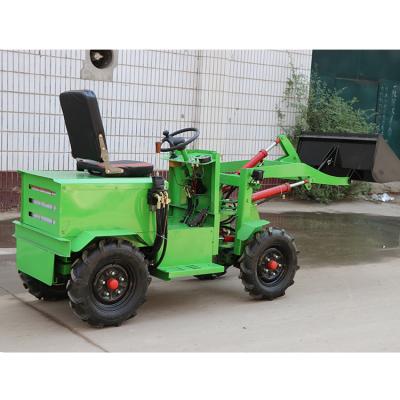 Cina China hot 0.5ton backhoe mini loader shovel lawn mower front end hoist for sale in vendita