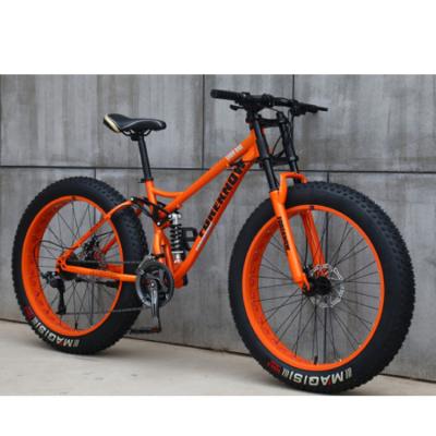 Китай Colorful mountain bike full 21 per speed carbon fiber europe chopper bmx suspension mountain bike 7 speed tire fork fat продается