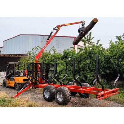 China Transportaion timber timber grab for transport rotator timber log grapple machine with crane log long arms timber grabber for sale