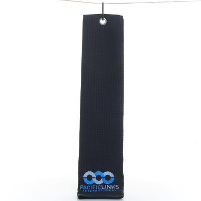 China 2021 Custom Microfiber Good Quality Embroidery Logo Waffle Golf Towel for sale