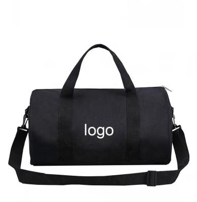 China Durable Pink Women Yoga Fitness Weekender Bag Large Capacity Sports Duffle Custom Travel Bag With Logo for sale